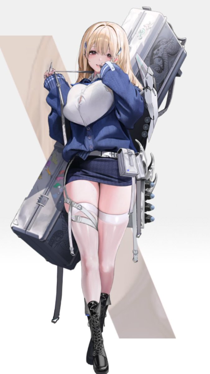w83002038's tweet photo. #メガニケ　#フュージョン　#勝利の女神nikke #ティア　#ナガ　
ティアとナガのフュージョンでティガ？☺️ https://t.co/tZGixK6LHk