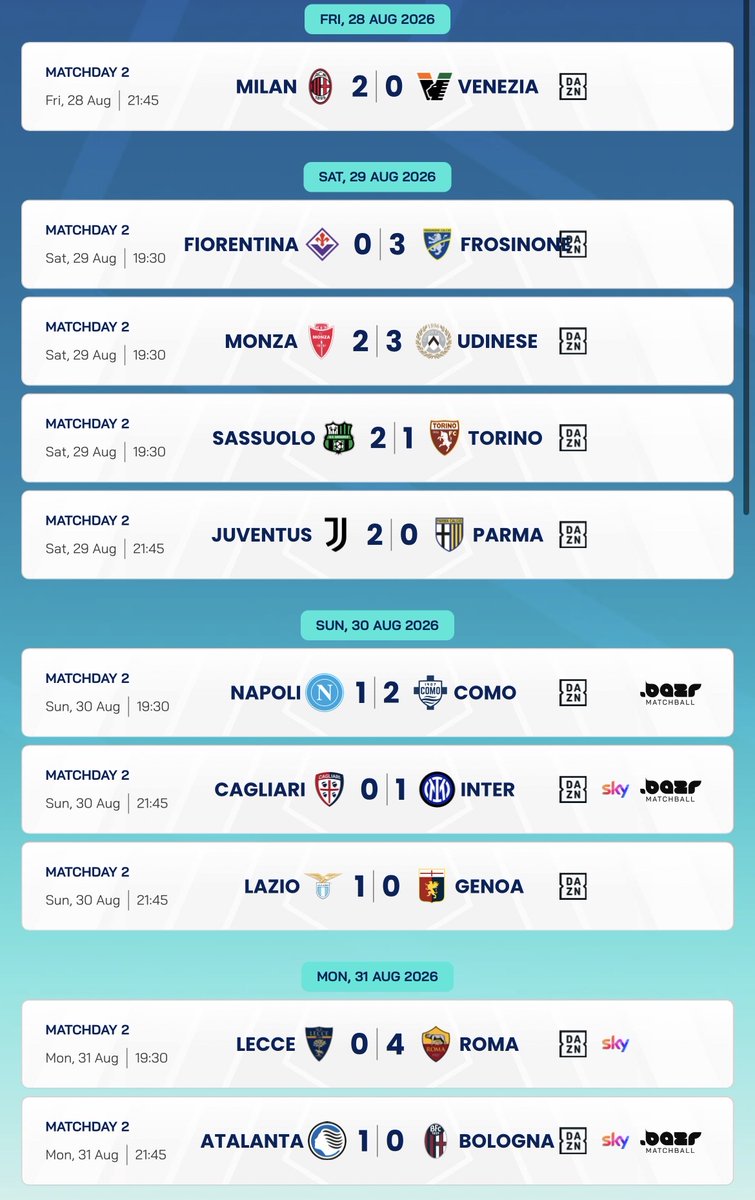Elcalcio_'s tweet photo. 🚨 || 37 مباراة لُعبت في الدوري الإيطالي: لا توجد أي مباراة انتهت بنتيجة [0-0] حتى الآن..

— الدوري الوحيد من بين الدوريات الخمس الكبرى الذي لم يشهد هذه النتيجة بعد 🥶 https://t.co/W5WmhBGg84