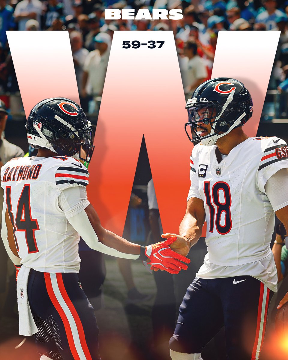 ChicagoBears's tweet photo. 1-0. https://t.co/JQb4TvyGSW