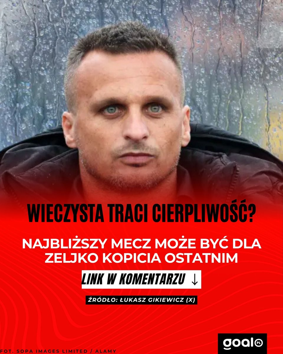 goalpl's tweet photo. Wszystko rozstrzygnie się w jednym meczu. Kopić pod presją 👀 https://t.co/hS1YiKeKTk