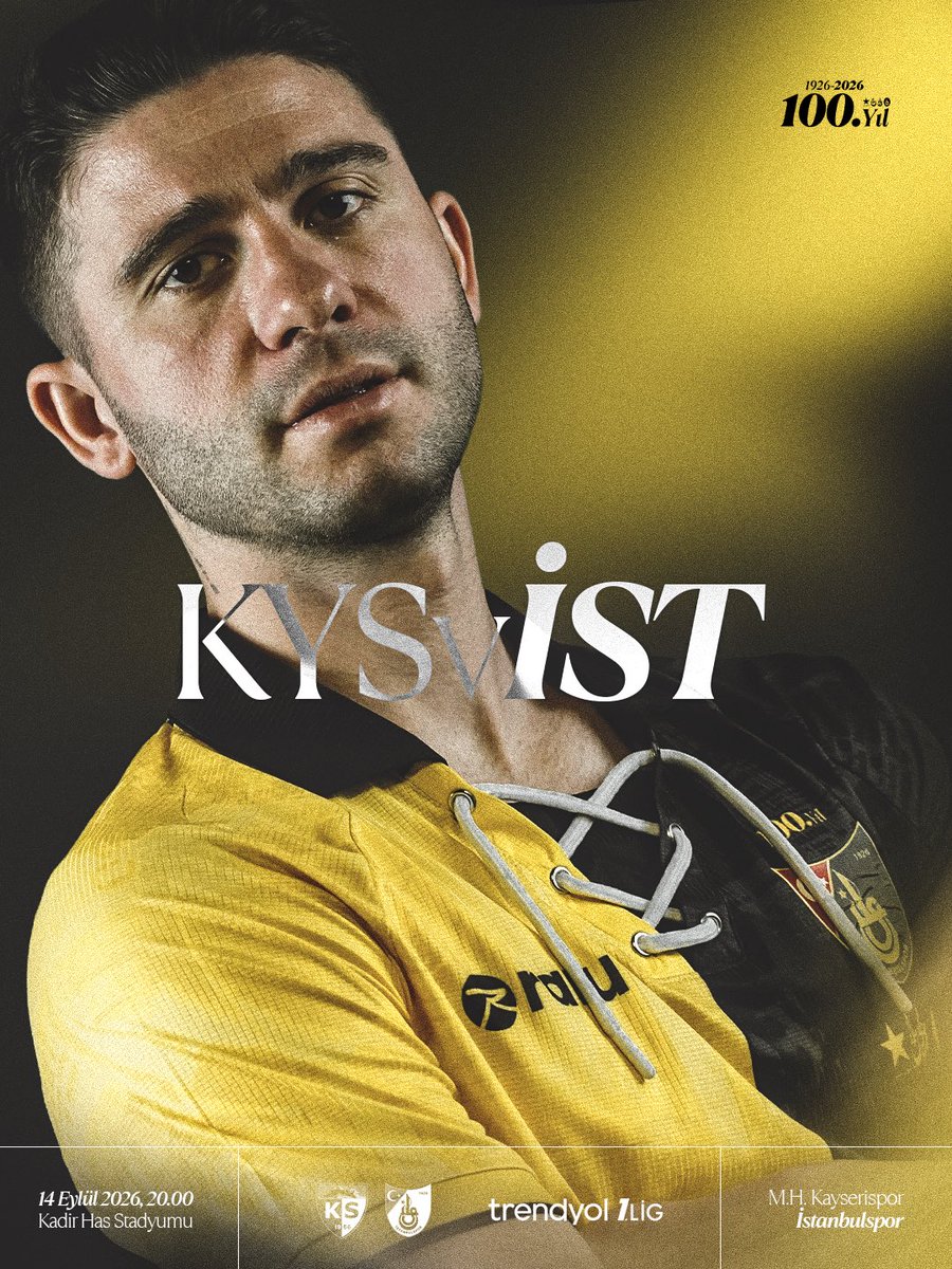 istanbulspor's tweet photo. 𝐈̇𝐒𝐓𝐀𝐍𝐁𝐔𝐋𝐒𝐏𝐎𝐑’𝐔𝐍 𝐌𝐀𝐂̧𝐈 𝐕𝐀𝐑!

👉🏻 Metro Holding Kayserispor
🕰️ 𝟐𝟎:𝟎𝟎
📍 𝑲𝒂𝒅𝒊𝒓 𝑯𝒂𝒔 𝑺𝒕𝒂𝒅𝒚𝒖𝒎𝒖 https://t.co/cXXusbWTTI