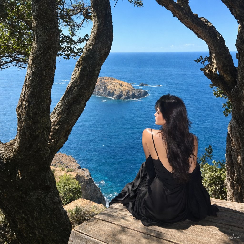 Cliffside Ocean Travel Photograph