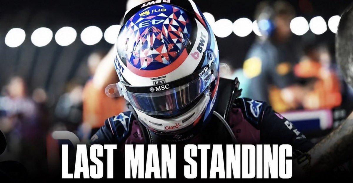 evrythngformu1a's tweet photo. Drivers who have finished every race this season:

🇦🇷 Franco Colapinto.

That’s it. That’s the list. 👏

#F1 | #SpanishGP https://t.co/Ivk8eDWuzt