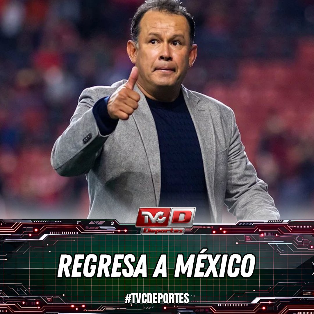 TVCDeportes's tweet photo. ESTÁ DE REGRESO
A falta del anuncio oficial, Juan Reynoso es nuevo director técnico del Necaxa 🔥⚽️
#Futbol #LigaMX #necaxa #reynoso #TVCDeportes https://t.co/rmk7vPhtXM