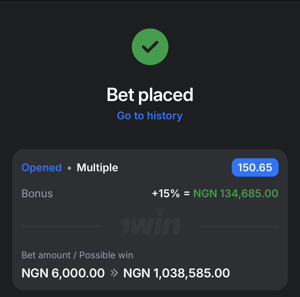 lordshipszn's tweet photo. Stake responsibly🏆🔞
The goal is 1meter tomorrow🫵

150 Odds Code: xhXkoY9f
Game Link 🔗 https://t.co/Z4R1ald9jG

70 Odds Edit 🍀 lVffdH0d
https://t.co/TEZIGoeWVU

30 Odds Edit 🍀 WeI0CWcf
https://t.co/dNv6p6BpOY

Register⬇️
🇳🇬 https://t.co/44jrFVxhog
Register now and get 75% of your first deposit as Free Bet immediately🎁

How to Deposit on 1win⬇️
https://t.co/Mz66gZrgoF
Use “LORDSHIP” as promo code.