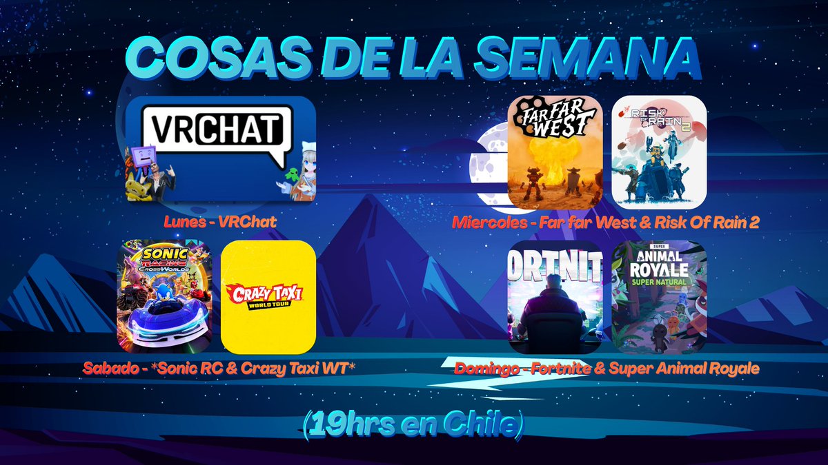 PSCosas's tweet photo. ¡EN UNA HORA COMENZAMOS CON EL ULTIMO DÍA DE LA SEMANA, MAÑANA SE ANUNCIA UN NUEVO HORARIO! https://t.co/uW2bIT9Kby