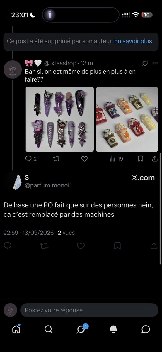 lxlasshop's tweet photo. @JasperEnAMarre @parfum_monoii @MarryMeLysandre @jvjentbs Elle m’a bloqué MDDFF https://t.co/eCghSrX2Xv
