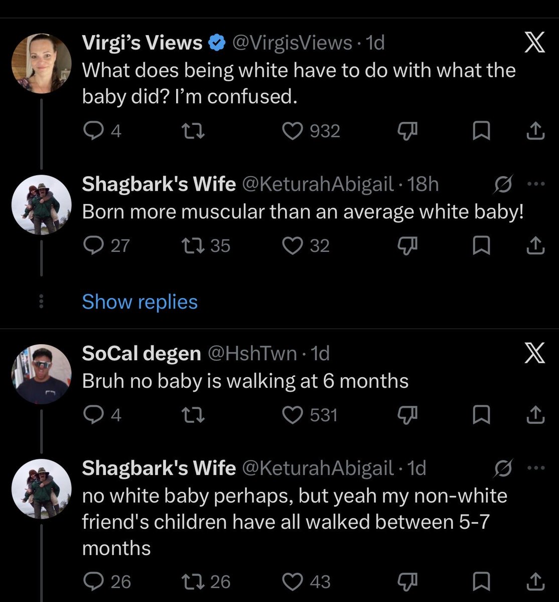 Slatzism's tweet photo. “the superhuman baby of color who hunted and ate a live mouse simply defies white people’s limited understanding” is a very rare discourse I don’t think we’ve ever seen before https://t.co/72y1QxfFb7