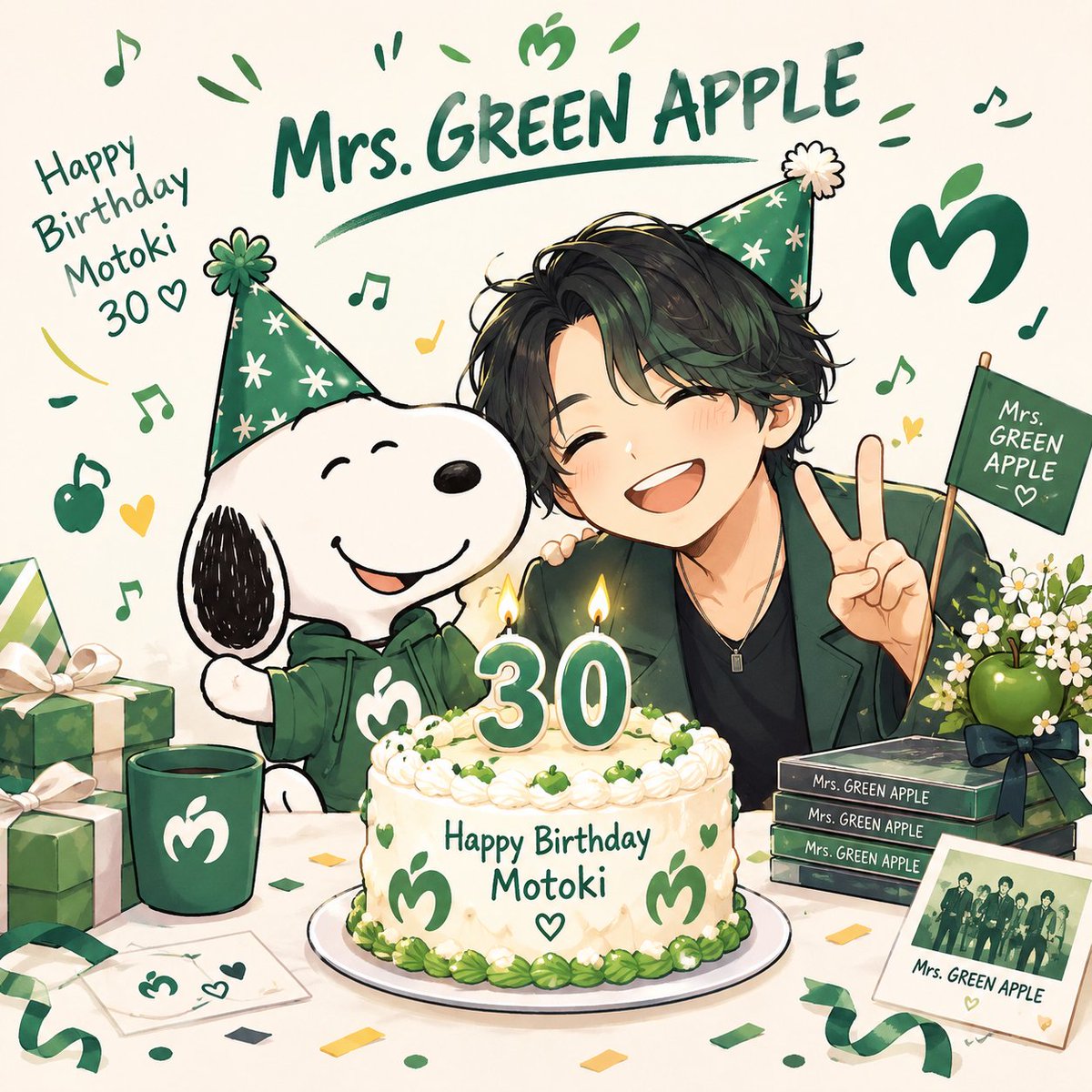 snoopyb047's tweet photo. 𝐻𝑎𝑝𝑝𝑦 𝐵𝑖𝑟𝑡ℎ𝑑𝑎𝑦 𝑀𝑂𝑇𝑂𝐾𝐼🎂
⁡
30歳になった https://t.co/bY8FHgLxr2