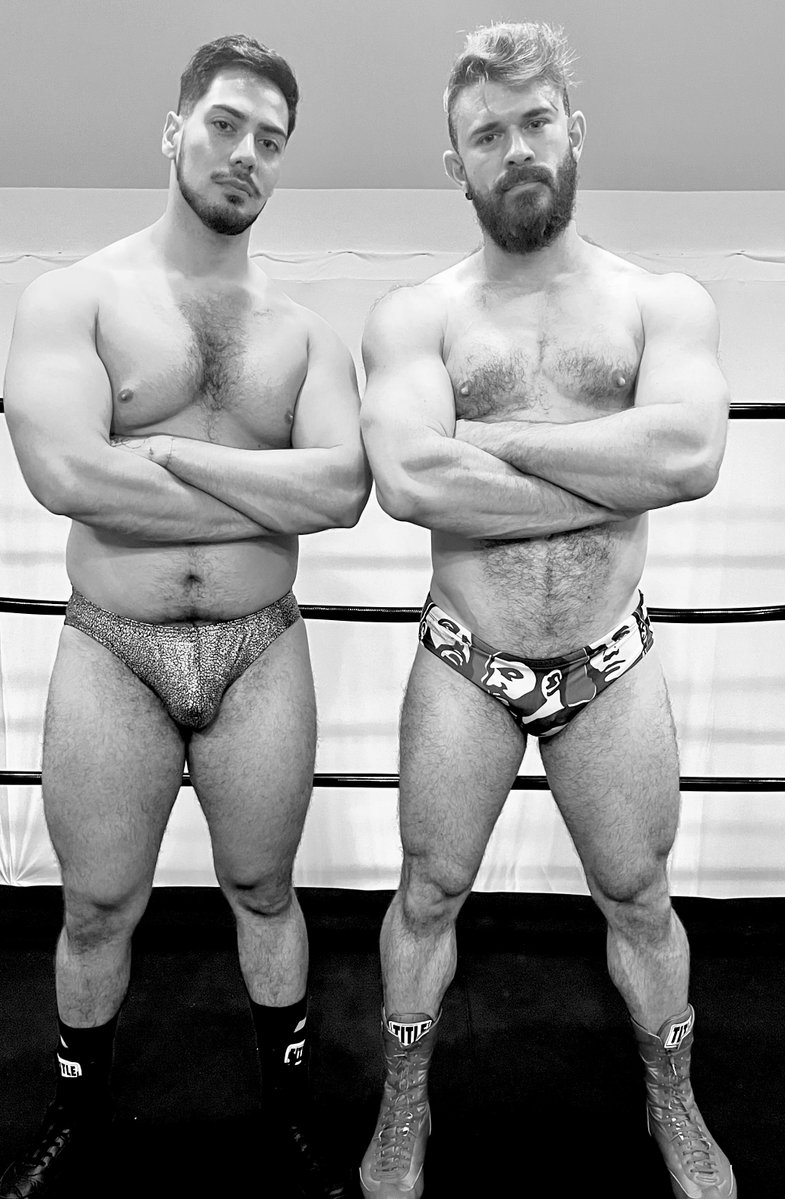 MuscleboyWrestl's tweet photo. Who's ready for some MUSCLE? 
Coming SOOON to https://t.co/6F3Rjrzx9q!
With: #DustinTorres @brodyhawke #Seismictoss https://t.co/INm9KzCaOx
