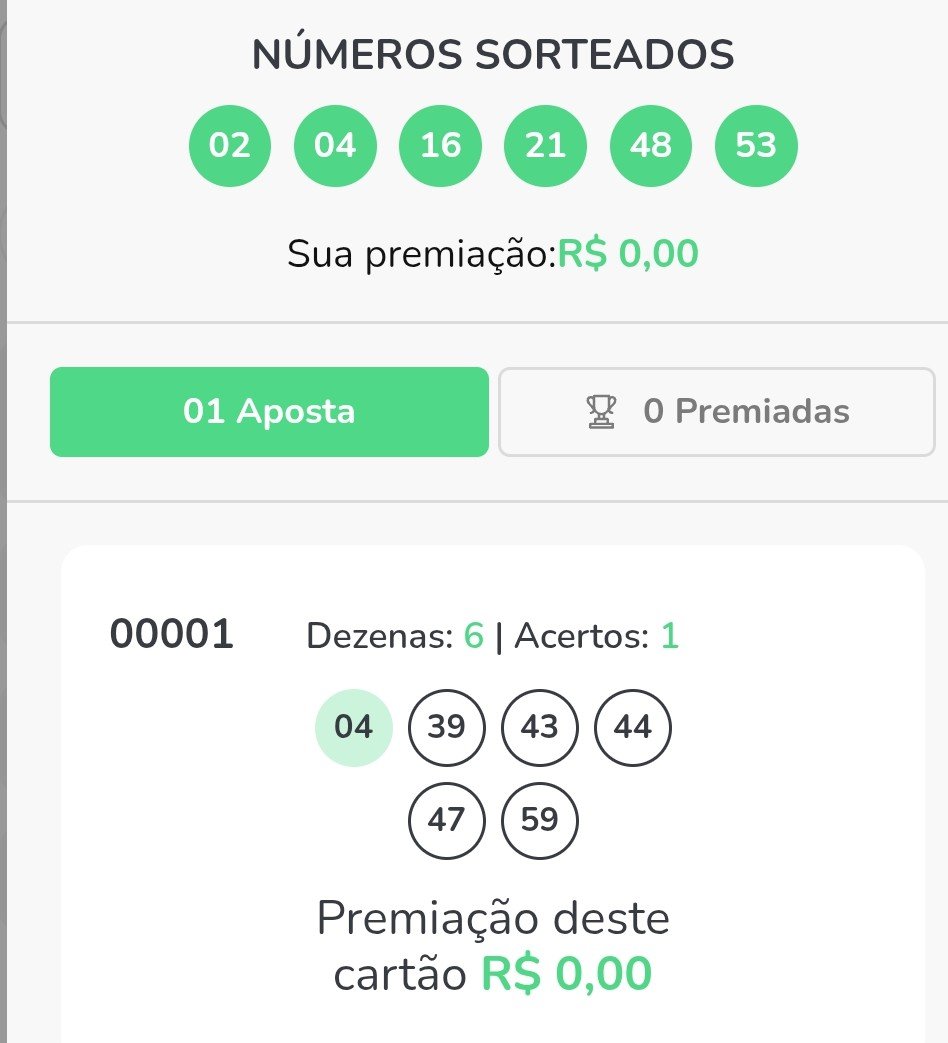 o_palpites's tweet photo. Acertamos 01 Dezena no Resultado do Sorteio de hoje Concurso: 3057.

Eai, quem acertou junto comigo?! 

Deixe nos comentários e até! 

#megasena #Acertamos #sorteio #sorte #PerformacePositiva https://t.co/2vkZegZDpU