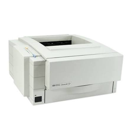 JasonMLewis3's tweet photo. I’m still running an HP Laserjet 5P that I bought over 30 years ago. I just replace the toner cartridge that last several years.  It uses a parallel port (remember those?!), but a cheap USB-to-Parallel converter works flawlessly. It’s not very fast, but incredibly reliable. I seem to recall that it cost around $800 at the time. It’s turned yellow with age.