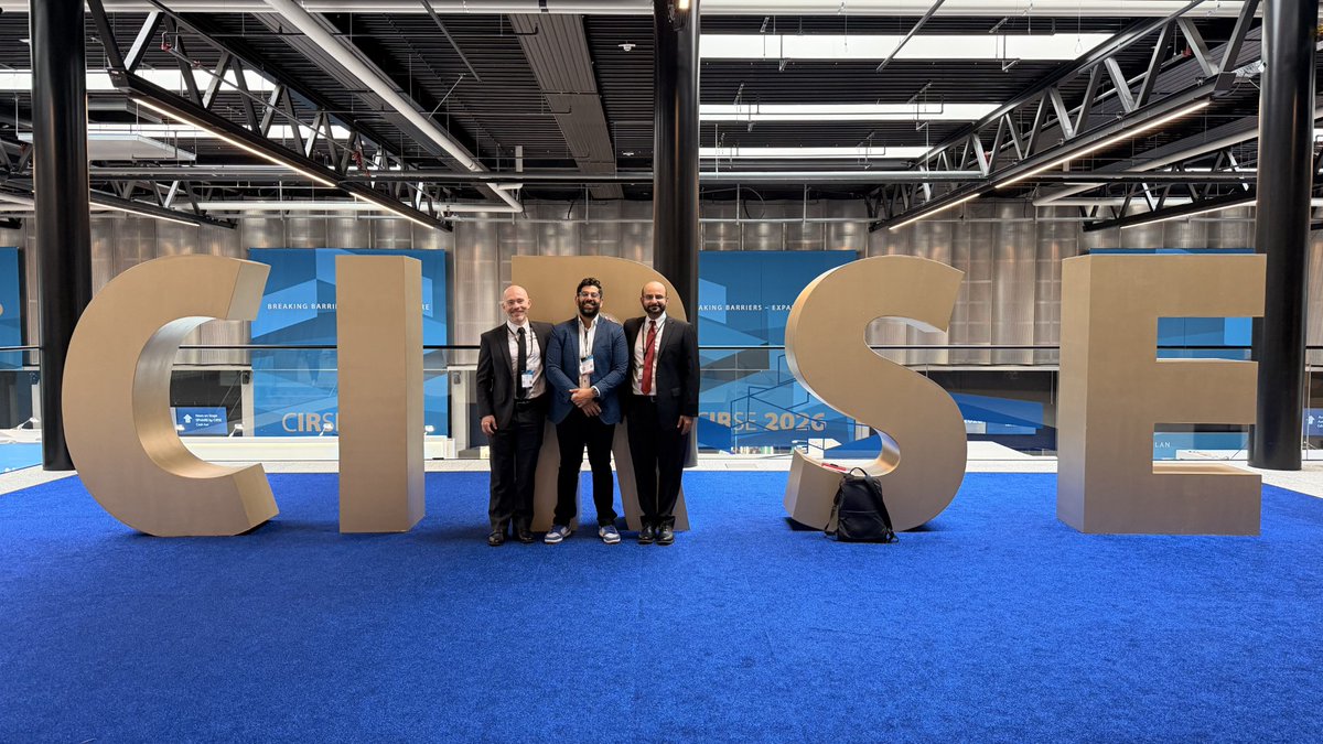 MinaMakaryMD's tweet photo. What an incredible experience at #CIRSE2026 in Copenhagen! Grateful for the opportunity to present, exchange ideas with colleagues from around the world, and learn from so many leaders in our field.

A memorable meeting and a privilege to be part of the global #InterventionalRadiology community!