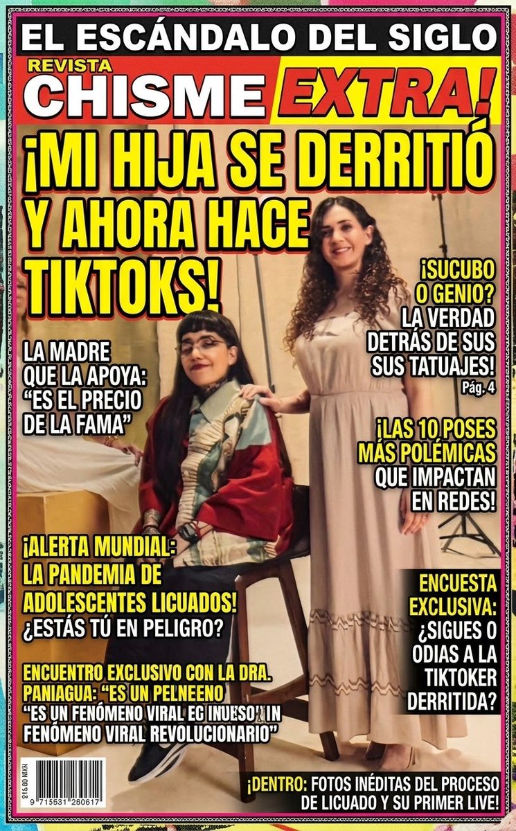 runoquintero's tweet photo. Revista Chisme Extra en su número 1 les trae: https://t.co/xEz5CdQsl5