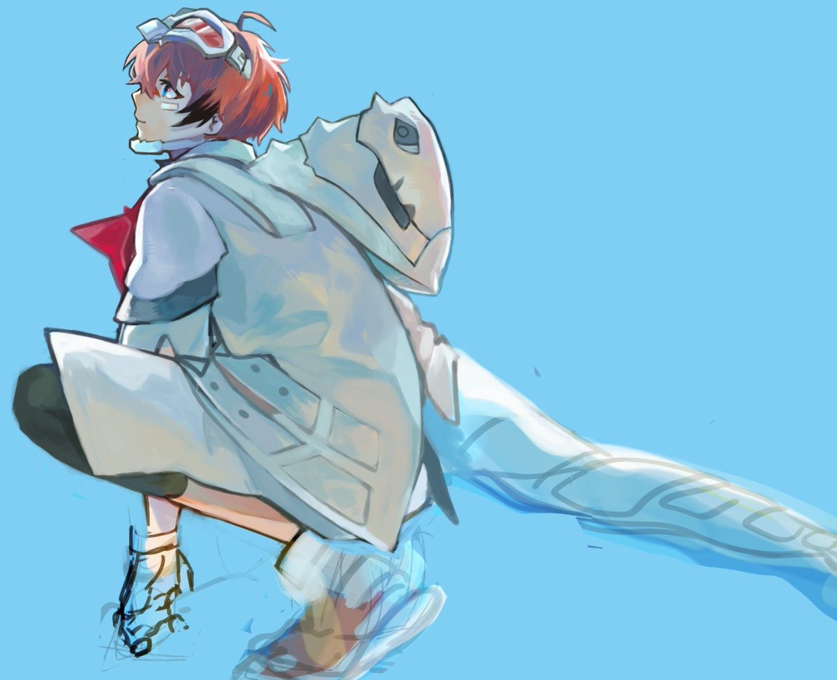 atri_tori's tweet photo. 🍱🦖の尻尾を描きたかったんだけど、なんか他の部分で苦戦している…… https://t.co/Noi3bzNfJt