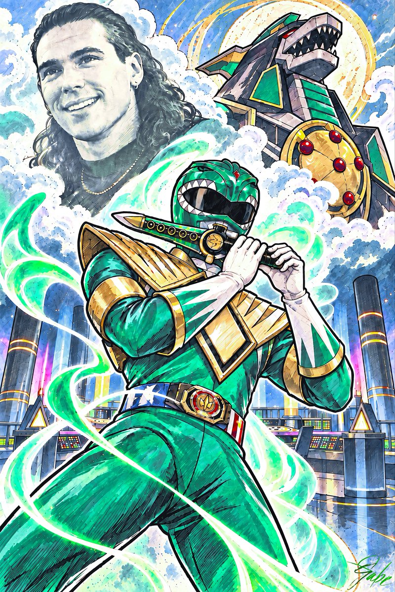Artmancer404's tweet photo. When I was 5 years old, I met @jdfffn through @MakeAWish, and it totally changed my life. I followed his works and poetry long after his Power Ranger days, and wish dearly that he was still here with us.

#PowerRangers https://t.co/FxJARTBv4i