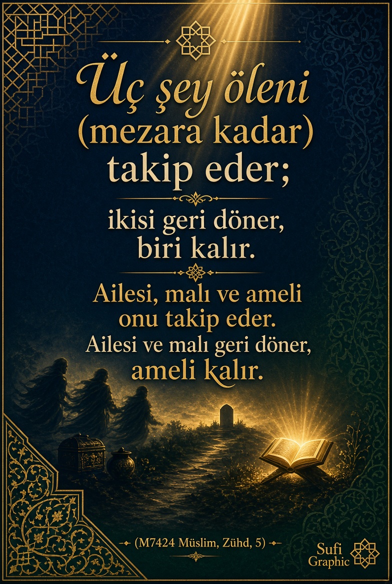 SufiGraphic's tweet photo. #Ölüm #Mezar #Kabir #Mevt #Amel #Mal #Aile #Hadis https://t.co/k7DF9PdHlz