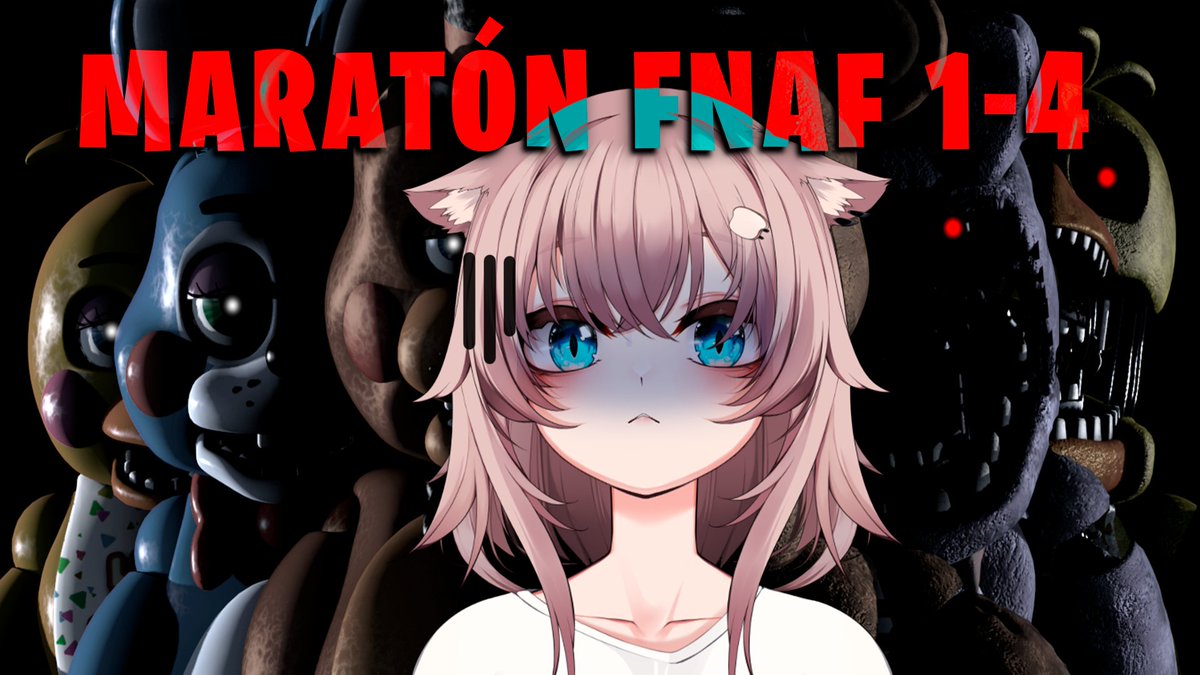 miaudem's tweet photo. Hoy en vedoble vedoble tuitch punto teve slash miauden maratón de FNAF!! si pibes al fin entenderemos la historia de five nights at freddy´s 🐻🍕

https://t.co/LE8quCnKUu https://t.co/aZ7c92MIpZ