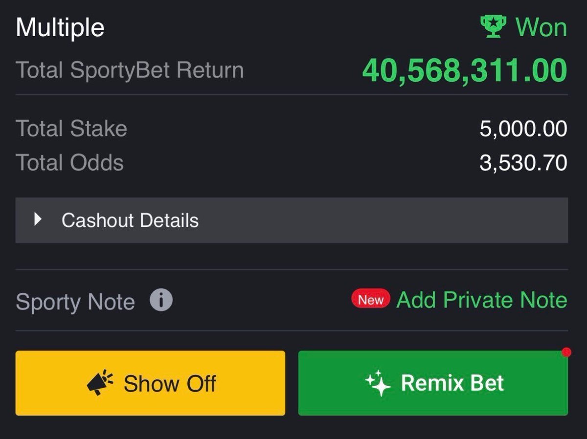 MrSofttips's tweet photo. 40.5M✅💥🎉
Thank you Sporting 
Drop aza if  N40k is not too small
Crediting from first 177 likes and retweets https://t.co/eRYSmqlXXc