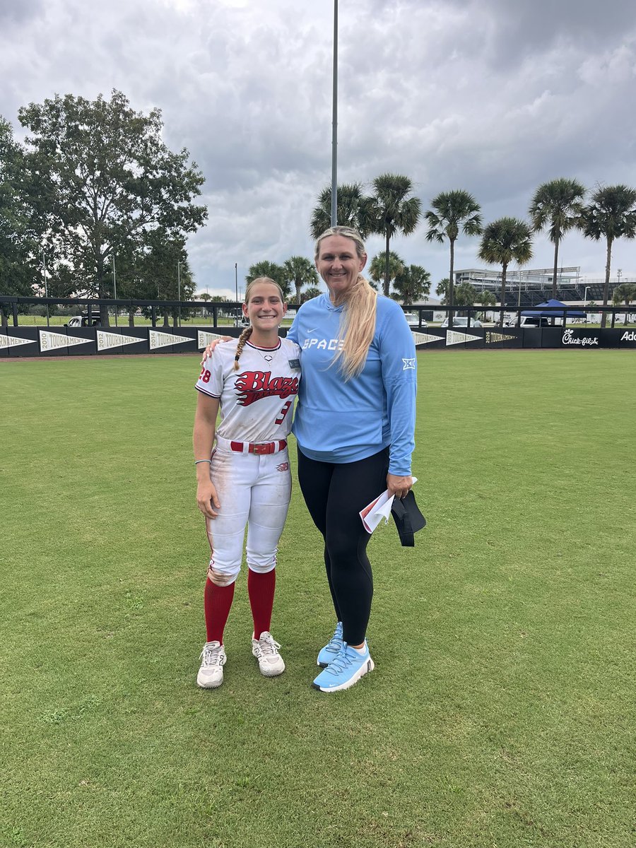 Ella_Patek's tweet photo. I had a great time at the @UCF_Softball camp this weekend! A big thank you to @CoachBallMalone, @coachkoons, and @noahbsanders for the opportunity to compete, learn, and get better! https://t.co/wHPfCcnH8v