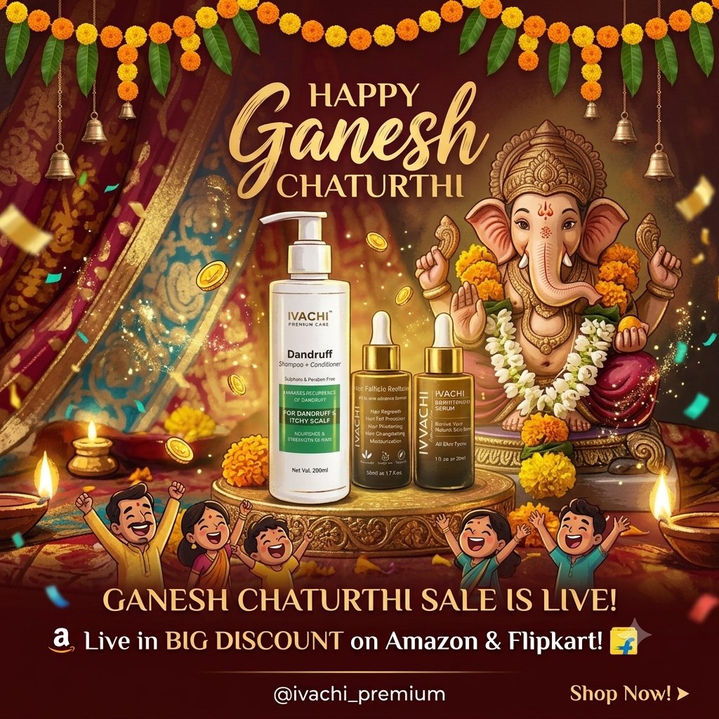 IIvachi's tweet photo. ✨ The Wait is Over! The Ivachi Ganesh Chaturthi Sale is LIVE! 🤩🎉
​Welcome Lord Ganesha into your home with prosperity, joy, and incredible savings! 🐘✨ Celebrate this auspicious festival with exclusive discounts across our entire collection. https://t.co/ND9QS3sTPQ