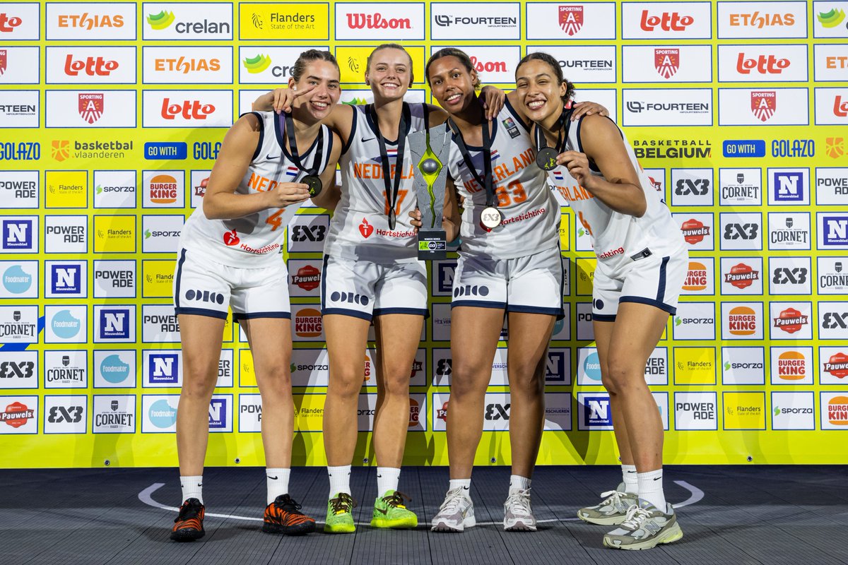 FIBA3x3's tweet photo. The Dutch stay on TOP! 🔝🇳🇱🏆

#3x3Europe https://t.co/SfPjuV6aal