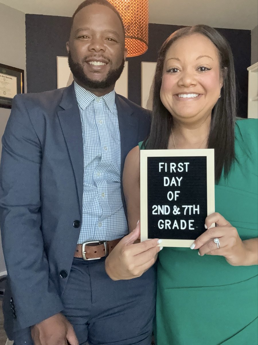 JamarTyler_EDU's tweet photo. 🎓📚 There’s something special about being educators while also being parents of two daughters starting a new school year! 

My wife and I get to pour into students every day, while watching our own girls grow and learn.

New year. Same prayer: growth, success, and purpose. 🙏🏾 https://t.co/Gyw4nyt7gD