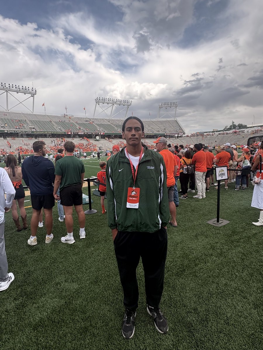 Talitonu_07's tweet photo. Big thanks to @CSUFootball &amp; coach @Matty_AhYou for having me for the game this weekend and showing me around! The Atmosphere was great was also able to watch my big bro and cousin play 🙌🏽🐏 https://t.co/jebQoDbpL2