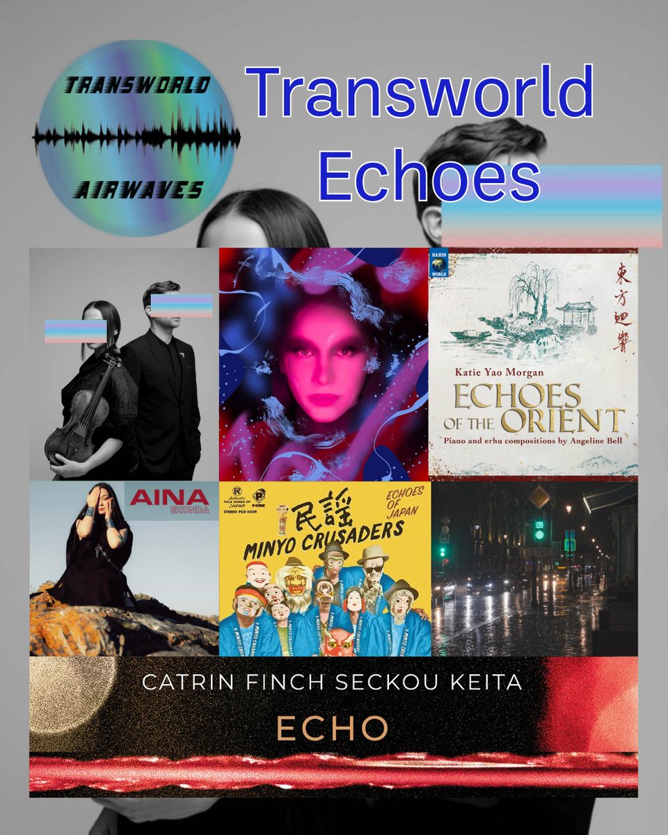 mergingarts's tweet photo. Our #TransworldEchoes #TransworldAirwaves edition starts Sunday in Boston from 7-8pm ET on 90.3 FM via @wzbc.org, with reactions and reflections in mood and theme in music worldwide on our @RadioPacifica syndicated journey, archived @MergingArts @mixcloud. https://t.co/wroFphhwwo https://t.co/p9L3LMnXOq