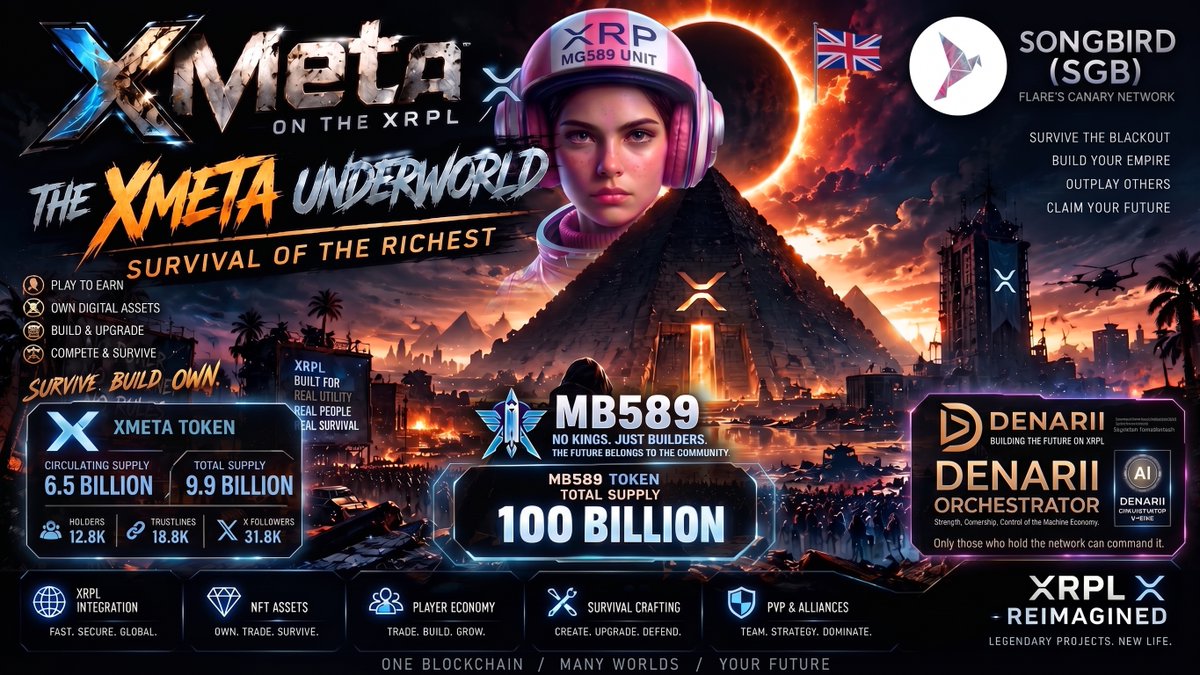 XMetaCommunity's tweet photo. Dex Trade Link for #MB589 Tokens
https://t.co/84LqEHppS9

Dex Trade Link for #MG589 Tokens
https://t.co/O5eqB0VmPu

#XRPLReimagined #AI #Web3Gaming #Unity #UnrealEngine #BlockchainGaming #XRPLCommunity https://t.co/LpjAPJ2FkH