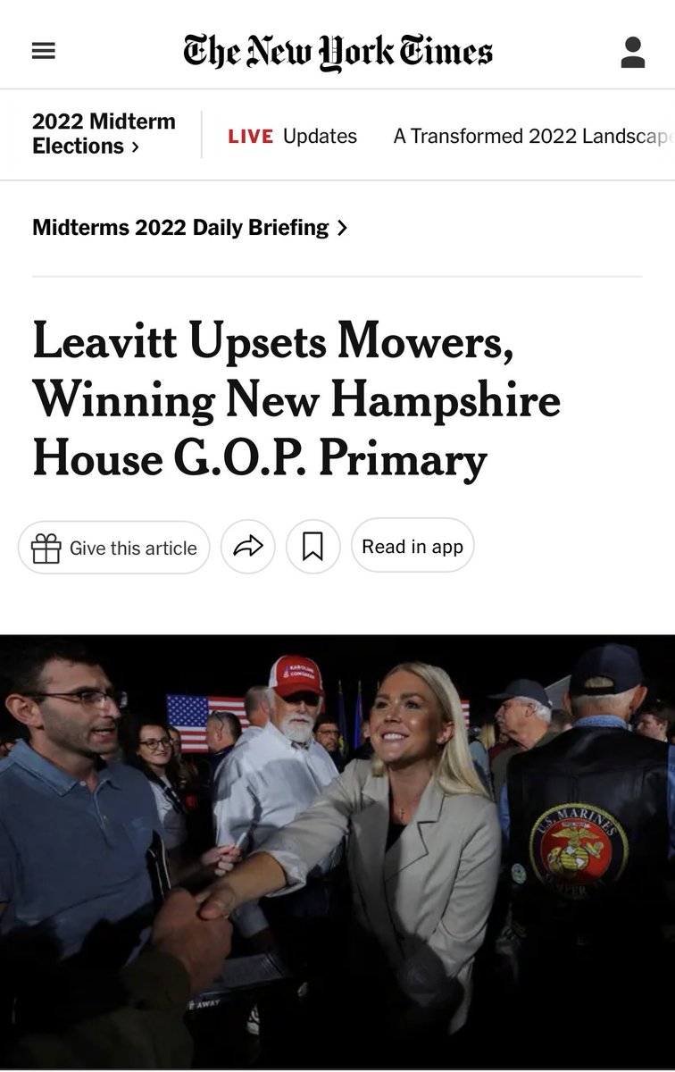 karolineleavitt's tweet photo. Four years ago tonight, and what a night it was! 

I have since married my husband, gave birth to two babies, worked as the spokeswoman for the most historic presidential campaign in history, and served for 20 months as the White House Press Secretary. 

God is good! https://t.co/3Bh1RRqlCc