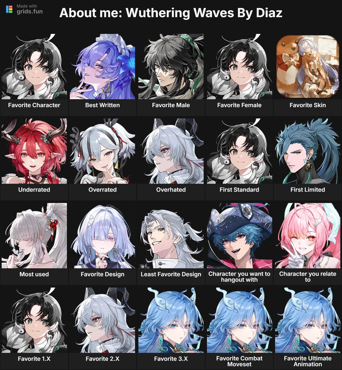 jianxin501st's tweet photo. Picking an overrated character was probably the hardest decision ever, they're all so good tbh. Sorry Camellya https://t.co/ccqzpKPu7N