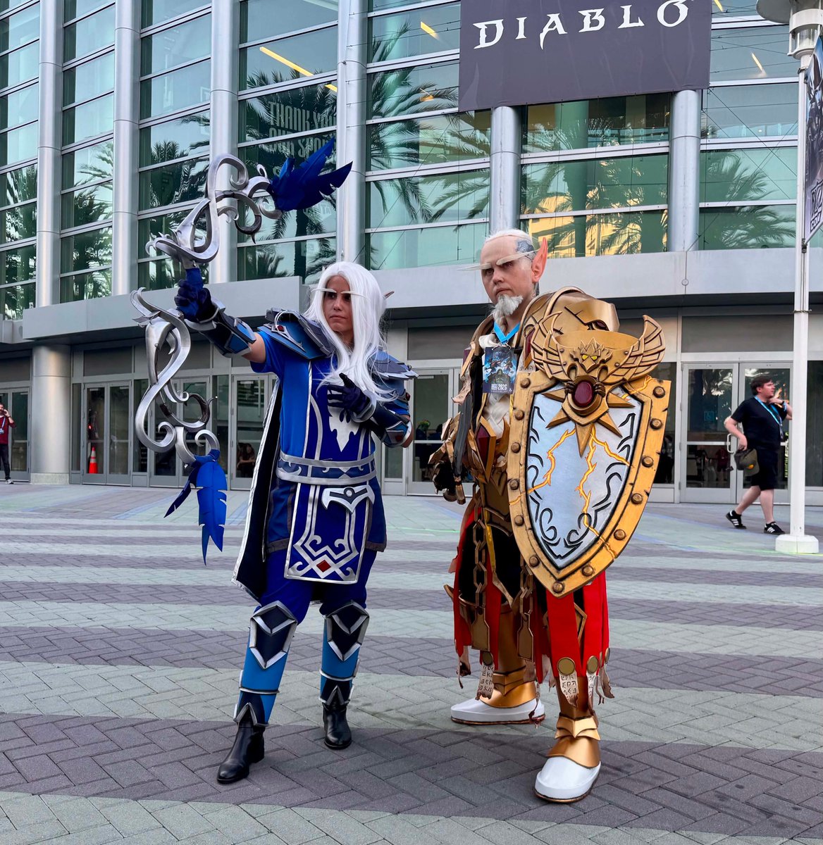 RGBfoxie's tweet photo. We brought the new looks for these two all on our own, using 10+ years crafting experience. We actually aren't official cosplayers for @Blizzard_Ent @Warcraft. 

But we could be next time, if they are open to making us WoW partners? 👀 It would be a dream come true. https://t.co/pHg2ZxVrcL