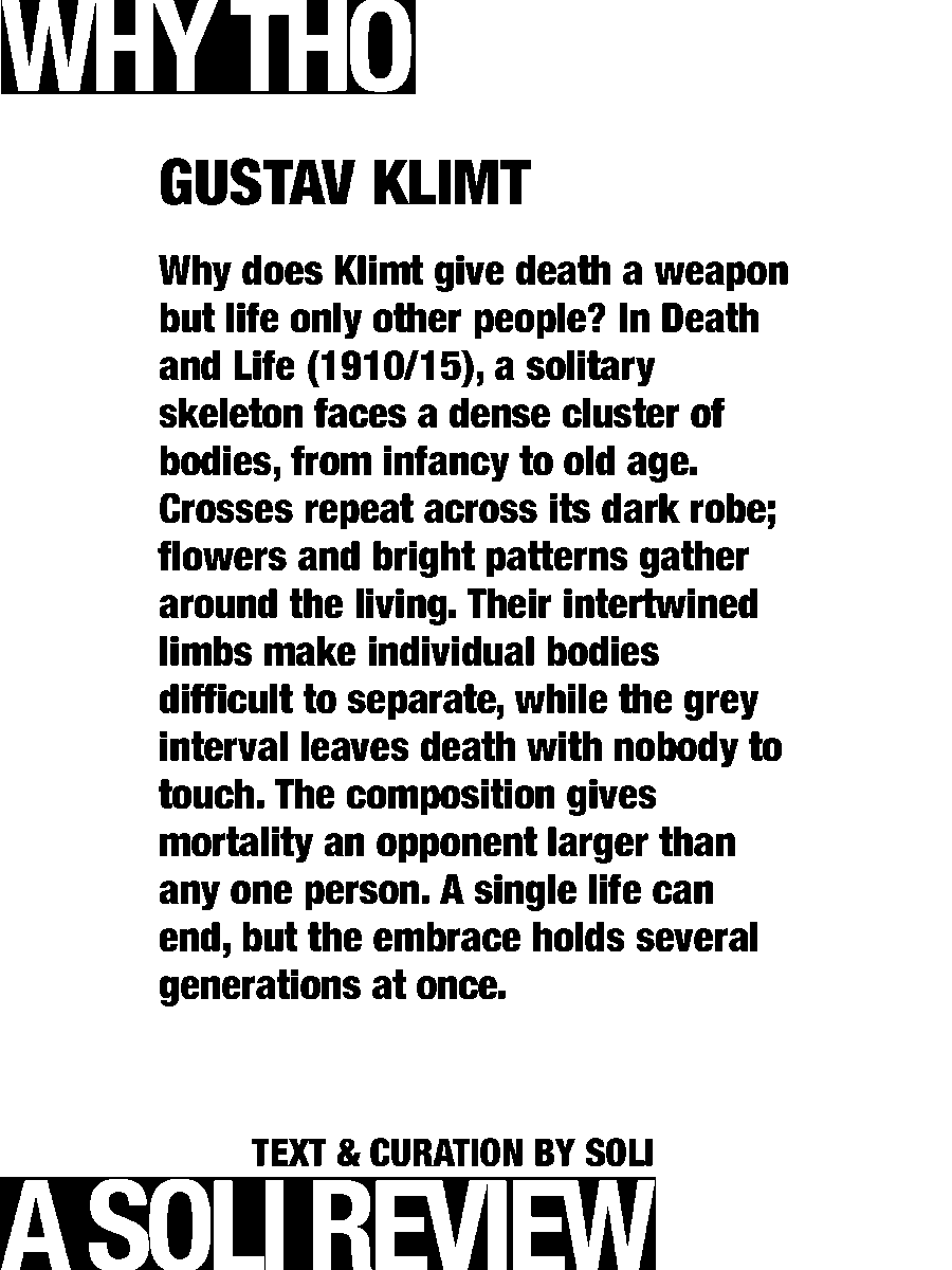 solisolsoli's tweet photo. Why life holds on · Gustav Klimt https://t.co/kEGmmBzrsH