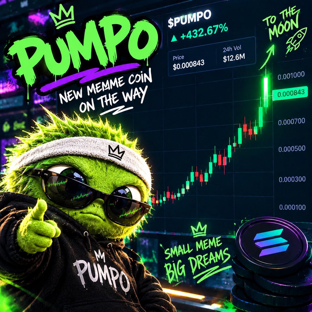 Pumpooffice1's tweet photo. 🐹 PUMPO HAS ENTERED THE CHART. 📈🔥

The monster is here.
The community is growing.
And the mission is simple:

💚 BUILD THE MEME
🔥 OWN THE VIBE
🚀 CHASE THE MOON

No promises. No guarantees. Just pure PUMPO energy.

$PUMPO — SMALL MONSTER. BIG DREAMS. 

#PUMPO #Crypto https://t.co/6dScXr9kD8