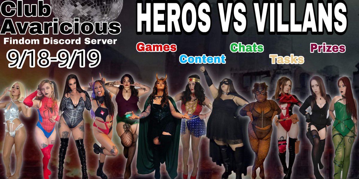 SpoiledFoxx's tweet photo. @ClubAvaricious has a marvel / DC findom event coming up. You don't wanna miss this! Join now to claim your spot https://t.co/fQ0Cz1du9B