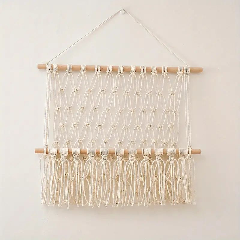 ChasidyLucdnbk's tweet photo. Just finished my custom woven macramé wall hanging—natural cotton, subtle tassels, and it now brings such warm, cozy vibes to my empty corner!  Handmade = one-of-a-kind perfection. https://t.co/UFDTpBTOp3