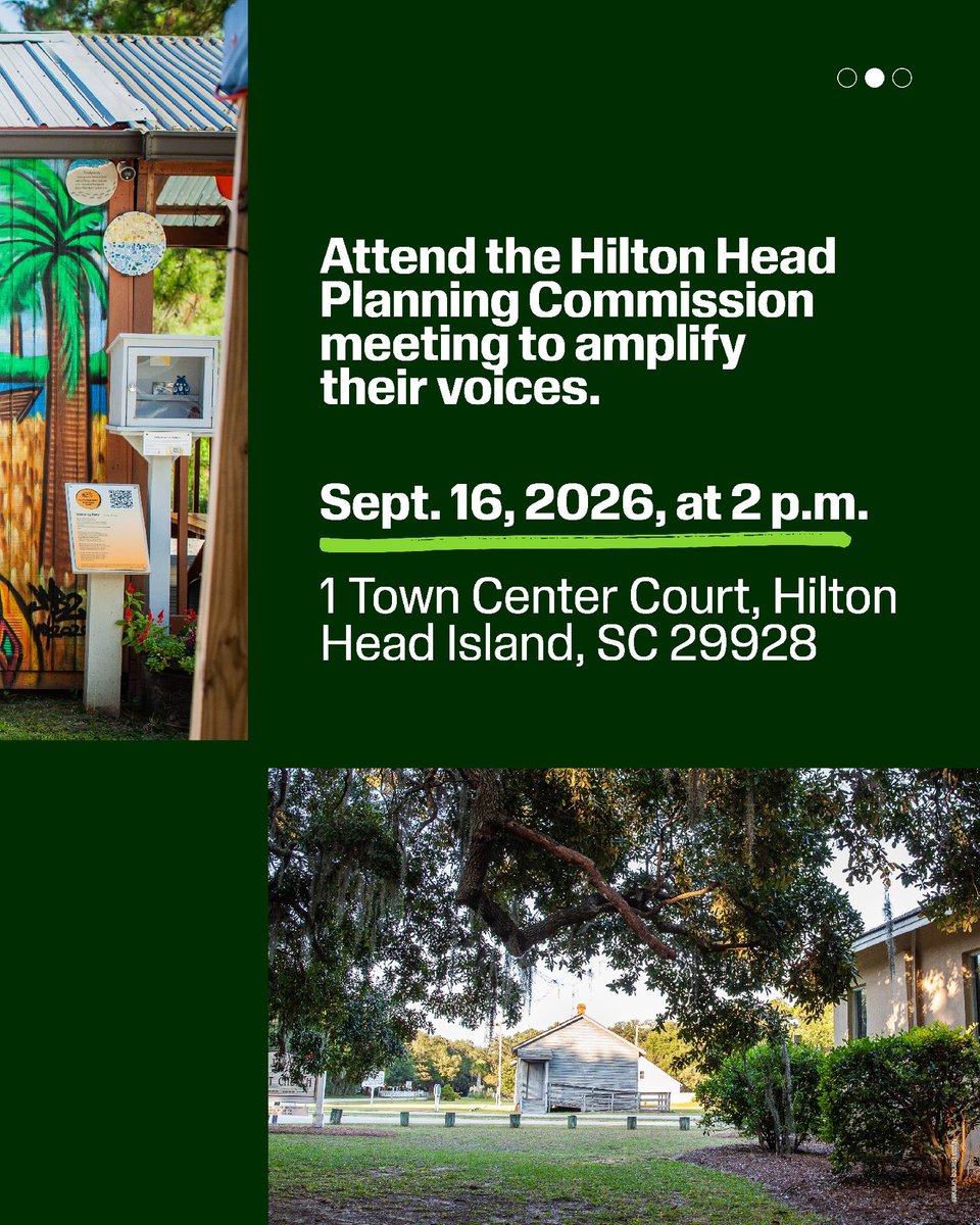 Phil_Lewis_'s tweet photo. In South Carolina, Hilton Head Island’s Gullah-Geechee community is calling for people to show up to the town's Sept. 16 meeting as they fight "for their land, legacy and future on the island"

https://t.co/GiolwZg5WW https://t.co/R0Q30YxNHz