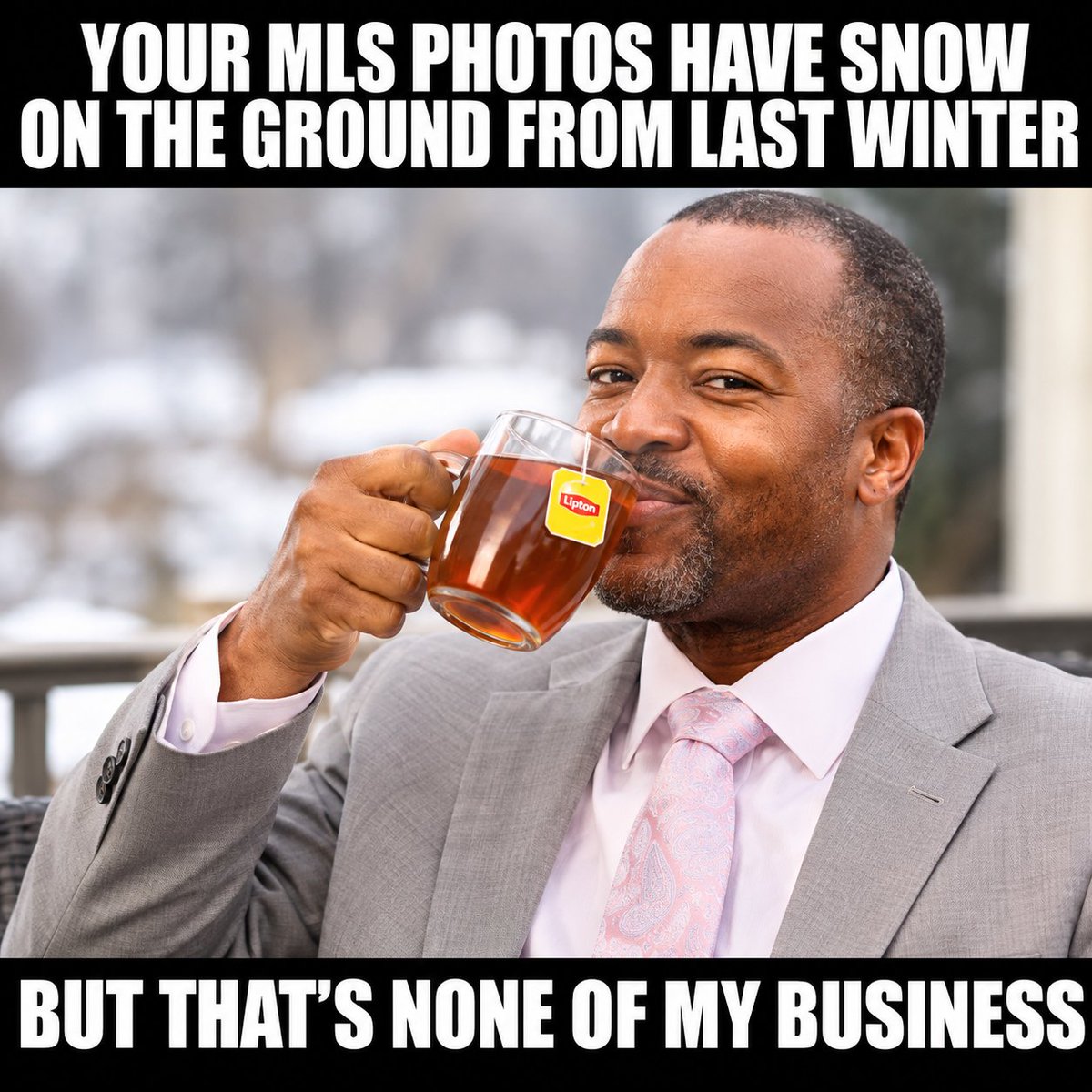 DavidFoster215's tweet photo. If your MLS photos are still showing last winter’s snow, it might be time for a refresh. 😂❄️
Just saying… I might know a Realtor who can help. 🏡📸 https://t.co/ykLXcGZkYT