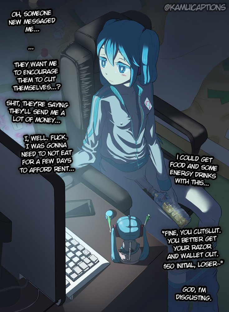 Kamuicaption's tweet photo. sympathy for the findom https://t.co/ppgiZR8biK