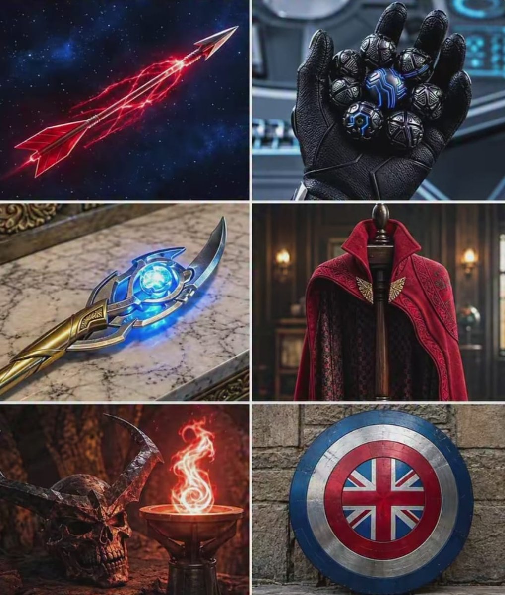 cinefandomtv's tweet photo. Which Weapon is the most powerful 🤔 https://t.co/BabzXSZQ0w