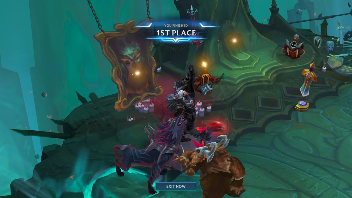 ICBreaker's tweet photo. There are so many bugs in this set, but this one is pretty funny @TFT https://t.co/lAIOX54vGh
