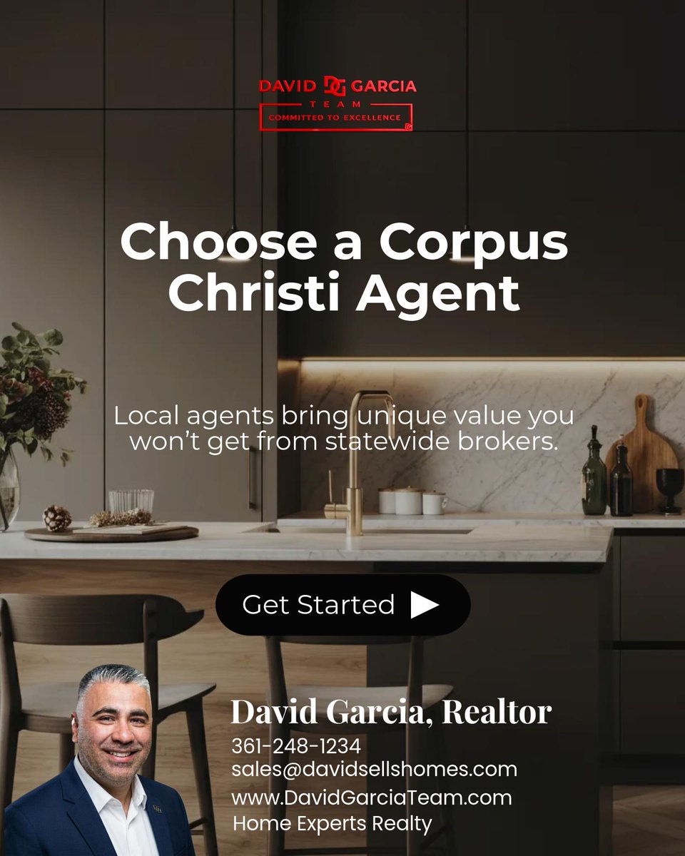 MrDavidGarcia's tweet photo. A Corpus Christi agent who specializes in your neighborhood brings sharper pricing and targeted marketing that statewide know-how can’t match. 

Would you pick hyper-local expertise over broad experience? https://t.co/eHrTzU3Phq