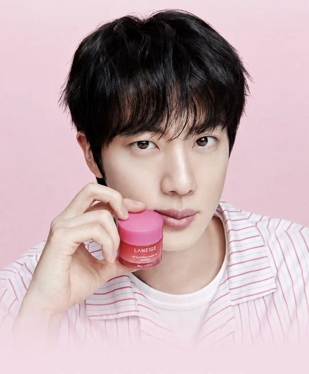 jinnieslamp's tweet photo. Jin for LANEIGE’s Lip Sleeping Mask available to purchase on Olive Young! 

🔗: https://t.co/wOE2k3QFLe

JIN LANEIGE SLEEPING MASK
#JinxLaneige #Laneige #Jin @Laneige_kr https://t.co/FEDzbYHOd9