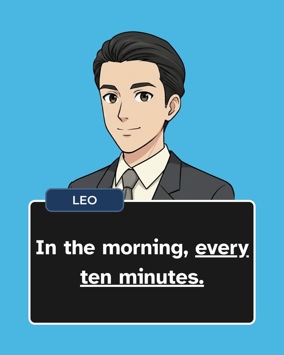 EDTLanguages's tweet photo. Transportation and Commuting - A2

Here is today’s line from this week’s dialogue between Sakura and Leo.

Practise it with a friend or colleague.

#EDTLanguages
#TransportationAndCommuting
#PracticeEnglish https://t.co/CaO50oaCvJ