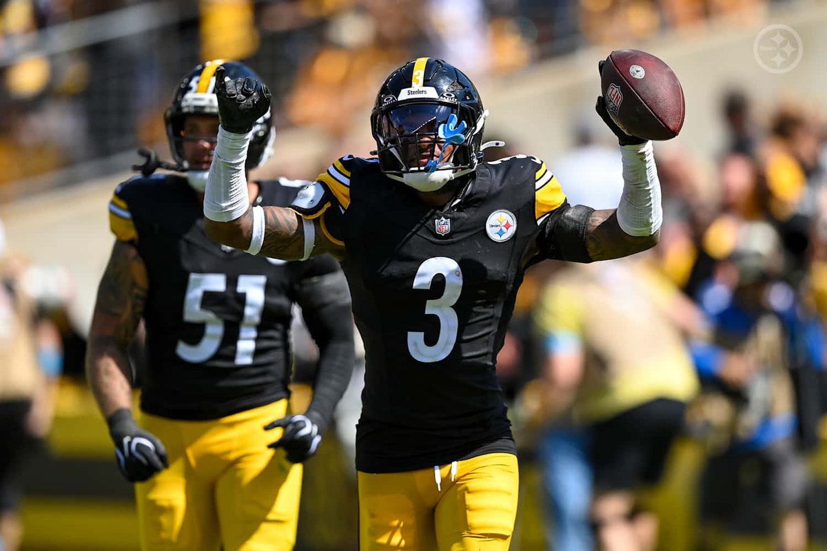 GERMI3BERNARD's tweet photo. Steelers secondary allowed just 4 receptions and 53 total yards to receivers today w no Joey Porter or DeShon Elliott

London: 2 receptions, 29yds
Dotson: 1 reception, 19yds
Zaccheaus: 1 reception, 5yds

No TE caught a pass either https://t.co/tWUXmLRlLa