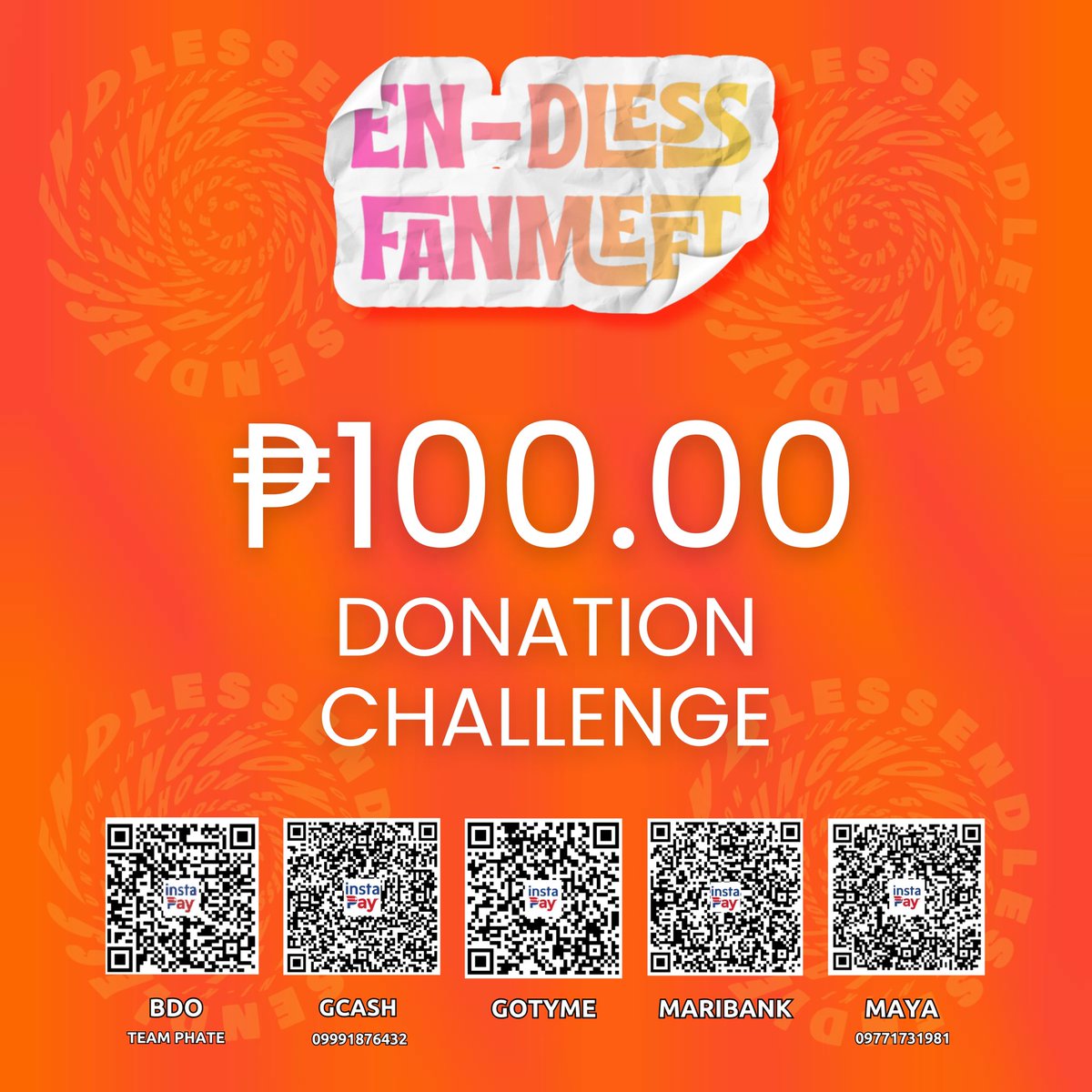 TeamPHate's tweet photo. FILO ENGEEEEEEEEEENES~

Tara, yung 100 mo gawin nating fan project! 

🗳️https://t.co/QCbN8UQWCg
📁https://t.co/kdRgPLTKXM 

#DunkinPH_ENDLESS #ENDLESSFunMeet https://t.co/cc9WvInLEK