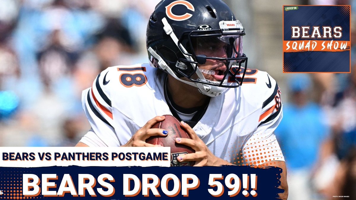bears_hit's tweet photo. 🐻 NEW Bears Squad Show 🐻

The Chicago Bears score 59 POINTS!! Start the season 1-0 with 59-37 W vs Panthers https://t.co/aC5fx0NCZg