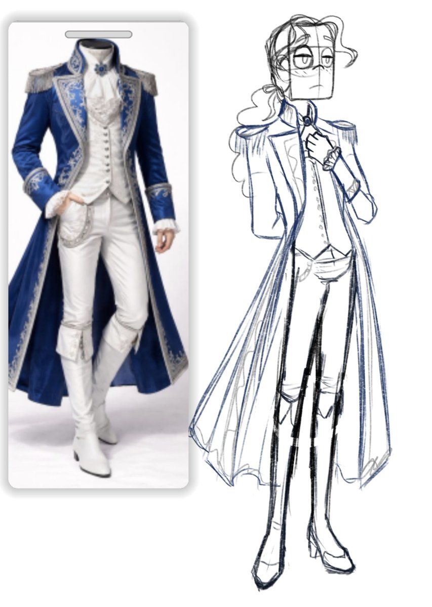h3avythoughts's tweet photo. He's too skinny I'm struggling 😭😭 but,,, that's my charming prince Dee design🥀 (will finish later) https://t.co/U88Fk0PWy7
