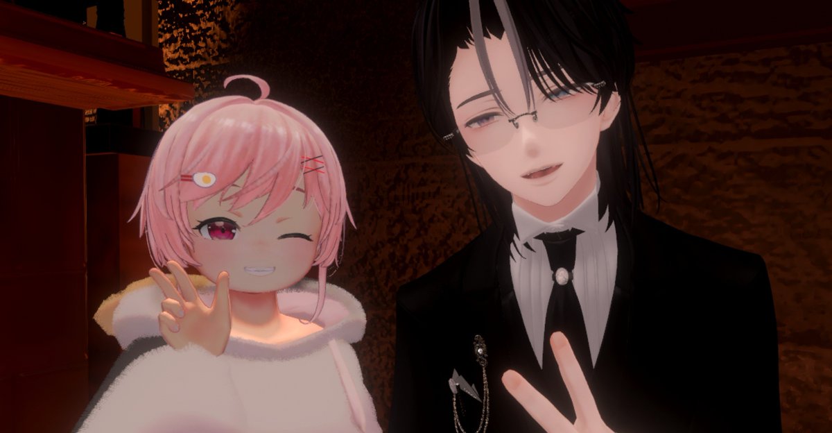 VRC_tamagod's tweet photo. やっとそうまさんとお話できて良かった!!
みトラさん、うみうさんもありがとうございました✨
#VRC_Courtesy https://t.co/w4M7pRz4II